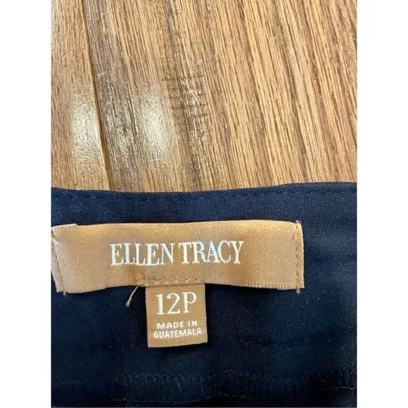 Ellen Tracy NWT navy trouser Betty pant 12p - Picture 6 of 12